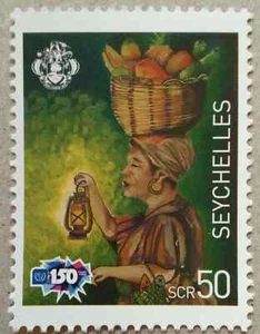 Seychelles 150 Years Of The UPU Stamp 2024-ZZIAA - Picture 1 of 2