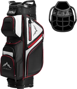 15-Way Divider Cart Bag Anti-Shake Top, Magnetic Pocket, Rain Cover - Picture 1 of 8