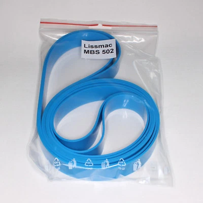 2x Bandage Belagband Gummiband für Lissmac Mauerstein Bandsäge MBS502 • MBS 502 - Bild 1 von 3
