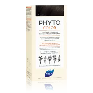 Phytocolor 4 Brown Permanent Natural Hair Coloration - Picture 1 of 1