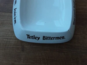 Tetley Bitterman Ceramic Ashtray in White - Picture 1 of 3