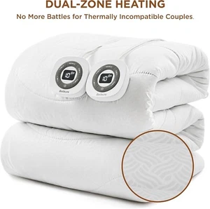 Bedsure Heated Mattress Pad, King 78"x80" - Picture 1 of 9
