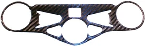 Carbon Effect 3D Domed Top Yoke Trim Protector Sticker CBR1000RR 2008-2011 - Picture 1 of 2