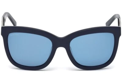 Gafas de sol Swarovski SW 125 azul 90V marco de plástico 54-19-140 con piedras   Foto 1 de 4