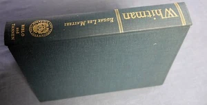 WHITMAN BY EDGAR LEE MASTERS 1968 HC - Picture 1 of 2