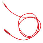Stereo Audio Cable Red Headphone Extension Cable MP3 Smatrphones Tablets