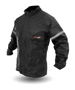 2pc Rain Suit Black Med - Picture 1 of 4