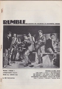 Rumble - Fanzine - Vol 3 # 2 - Autumn/Winter 1975/76 - 50's Instrumental Music - Picture 1 of 1