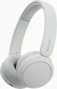 Sony WH-CH520 White Wireless Bluetooth Headphones - Up to 50 Hours Battery Life - Picture 1 of 4