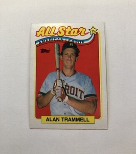 Alan Trammell Detroit Tigers All Star #400 - 1988 Topps Baseball Card