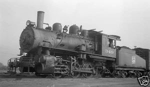 Locomotora Soo Line RR Clase B-4 0-6-0 #349 Negativa - Imagen 1 de 1