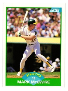 1989 Score #3 Mark McGwire