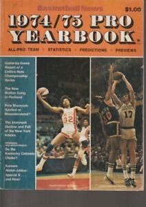 Basketball News 1974-75 Pro Yearbook KL2954