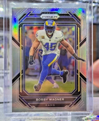 2022 PANINI PRIZM #166 BOBBY WAGNER SILVER PRIZM LOS ANGELES RAMS COMMANDERS - Image 1 of 4