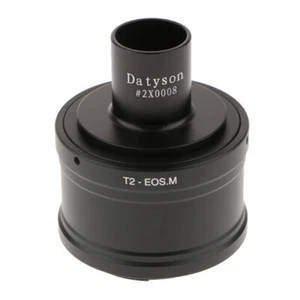 Tubo de microscopio de 23,2 mm + anillo T2 para cámaras sin espejo Canon EOSM EF-M - Imagen 1 de 7