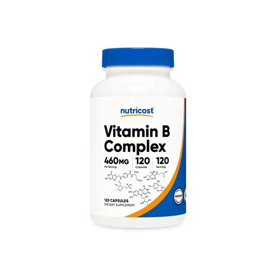 Nutricost High Potency Vitamin B Complex 462mg 120 Capsules