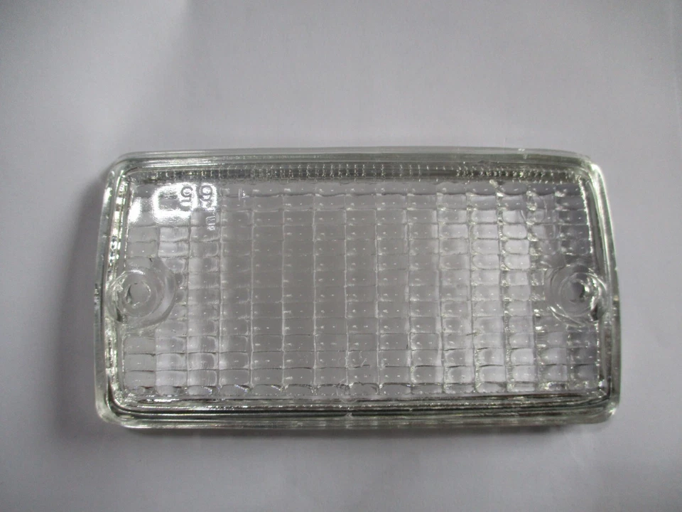 Ford Escort Blinkleuchte Capri MK 1 Kappe ELE Blinker Glas klar weiß Chromrand - image 1 of 1