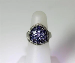 Hermoso anillo cúpula grande de plata esterlina yolita talla 5-8042 - Imagen 1 de 9