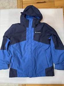 Columbia Youth Bugaboo III Fleece Interchange Jacket Blue  Sz Small 8 - Picture 1 of 8