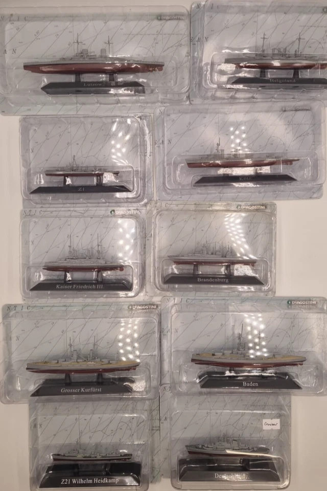 DeAgostini model Battleship Collection 1:1250 Atlas Editions Collection War Ship - Image 1 of 4