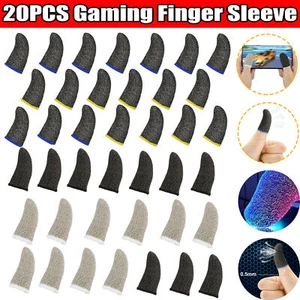 20PCS Gaming Finger Sleeve Touch Screen Mobile Game Controller Gloves Sweatproof - Picture 1 of 11
