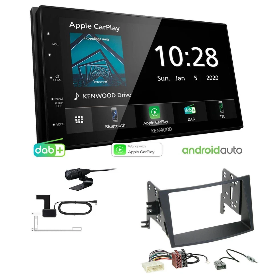 Kenwood Autoradio Apple CarPlay Android Auto DAB+ für Subaru Outback 2009-2015 - Bild 1 von 4