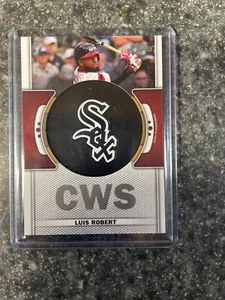 2023 Topps Series 1  LUIS ROBERT Team Logo Patch Relic WHITE SOX #TLP-LR - Picture 1 of 2