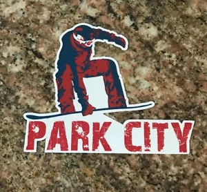 Park City Snowboard Sticker - Snowboarding Skiing Utah Mountain Rockies Sports - Picture 1 of 2
