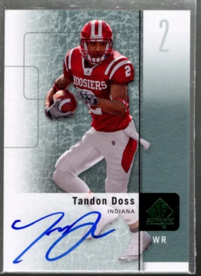 B3818- 2011 SP Authentic Autographs #88 Tandon Doss A Auto SAMPLE PIC - Image 1 of 2