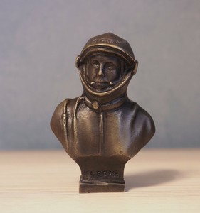 ☄ USSR Space BRONZE BUST 1st Astronaut GAGARIN Statue Sculpture Soviet Russian