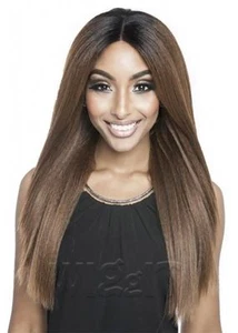 BSF05 | PELUCA DE ENCAJE FRONTAL MARRÓN AZÚCAR 13 X 4 | MEZCLA DE ESTILO CABELLO HUMANO | CONCEPTO MELENA - Imagen 1 de 4