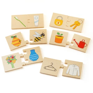 Rompecabezas Bigjigs Toys Things That Go Together, juguetes de madera, rompecabezas - Imagen 1 de 2
