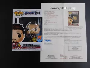 Robert Downey Jr signed handsigniert Funko Pop 580 Iron Man Avengers JSA COA LOA - Bild 1 von 10