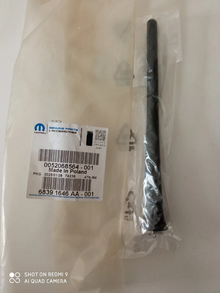 Antena techo original 52068564 para Fiat 500 500X 500L Jeep Renegade Compas - Imagen 1 de 1