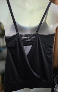 UNDER ARMOUR schwarz Baumwolle Elasthan Träger Stretch hinten offen Training Top M Medium - Bild 1 von 6