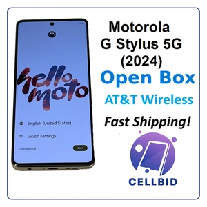 ✅ Open Box Motorola Moto G Stylus 5G (2024) XT2419 128GB AT&T  Locked Gold - Picture 1 of 12