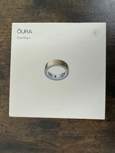 Oura - Ring 4 - Smart Ring - Size Before You Buy - Size 6 - Gold - Picture 1 of 3