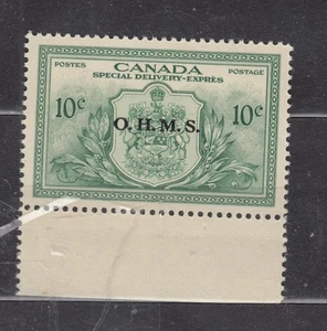 1950 #EO1 10¢ KING GEORGE VI SPECIAL DELIVERY ISSUE OFFICIALS OHMS VFNH - Bild 1 von 2