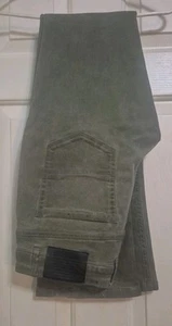 Serenede Jeans 32 New Stacked Denim 35" inseam Greenish Color bootcut - Picture 1 of 8