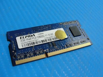 MacBook Pro A1278 Elpida 2GB PC3-12800S SODIMM Memory RAM EBJ20UF8BDU0-GN-F - Image 1 of 3