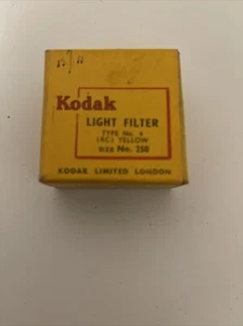Kodak Light filter type number for yellow size 250 - Picture 1 of 3