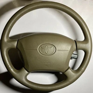 Toyota Land Cruiser 80 Series Brown Steering Wheel HDJ81 FZJ80 Refurbished - Picture 1 of 7