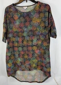 Lularoe Irma high Low short sleeve top size XS - Picture 1 of 5