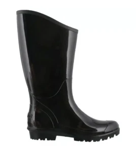 COLUMBIA Sportswear Rainey Tall Rubber Rain Boots Size 9 Black New - Picture 1 of 6