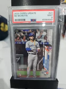 2020 TOPPS UPDATE BO BICHETTE ROOKIE CARD RC  #U1   PSA 9 MINT - Picture 1 of 1