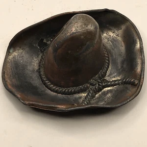 Copper 10 Gallon Cowboy Hat 4 inches by 3 inches - Imagen 1 de 6