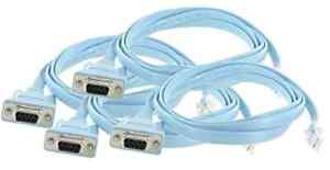 Cisco *LOT OF 10* Console Cable *NEW* RJ45 to DB9 Routers & Switches