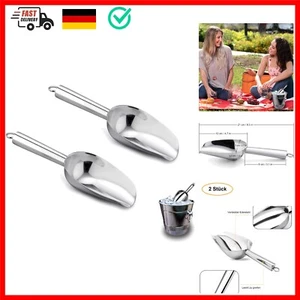 Eisschaufel, 2er-Set Futterschaufel, Abwiegeschaufel, Teeschaufel, Mehlschauf... - Bild 1 von 8