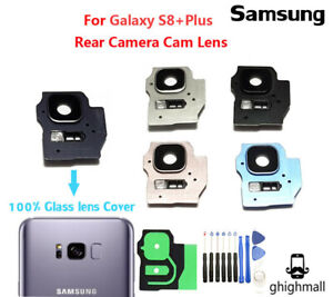 Rear Camera Cam Lens Flash Cover+ Frame For Samsung Galaxy S8+Plus + Tools USA