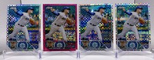 2023 Topps Chrome Luis Castillo Magenta Speckle Refractor 31/350 & 3 Xfractors